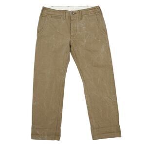 Samurai Jeans Heavy Chino Khaki Trousers Mens 34